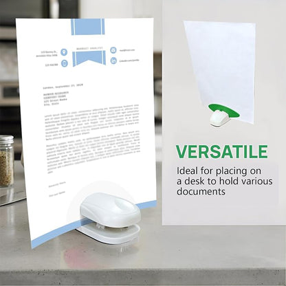 Plastic Document Holder for Typing, Portable Paper Stand - Image 4