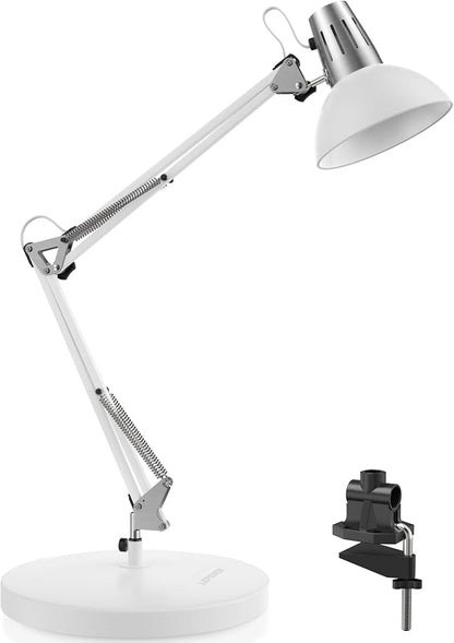 LEPOWER Metal Desk Lamp, Adjustable Goose Neck Architect Table Lamp by LEPOWER
