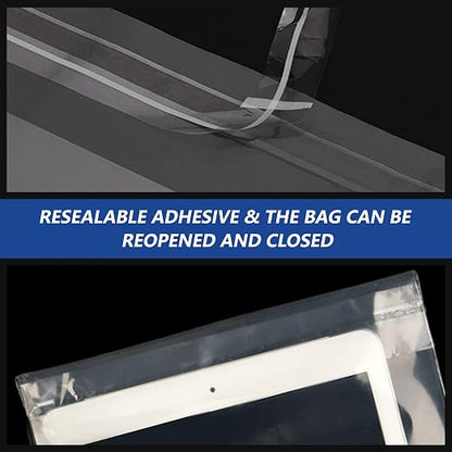 iMailer - 100 Count - 6" x 9" Small Clear Poly Bags - Image 3