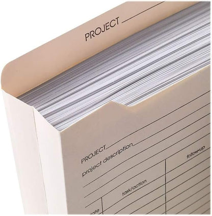Staples Reinforced Pre‑Printed File Jackets, Letter Size, 2‑Inch Expansion - Image 5