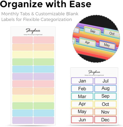 SKYDUE Accordion File Organizer, Expanding File Folder - Image 5