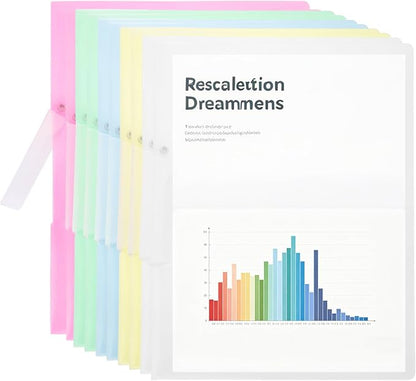 PATIKIL 10 Pack Clear Report Covers by PATIKIL