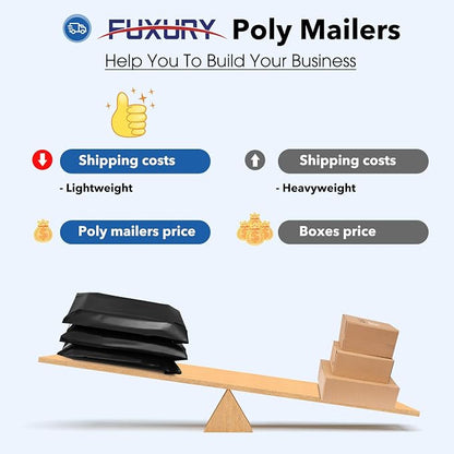 Fuxury 2000 Pcs 10x13" Poly Mailers, Waterproof Mailing Envelopes - Image 4