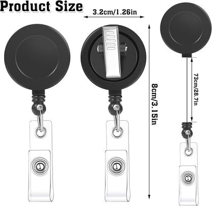 30 Pieces Retractable Badge Reels - Image 3