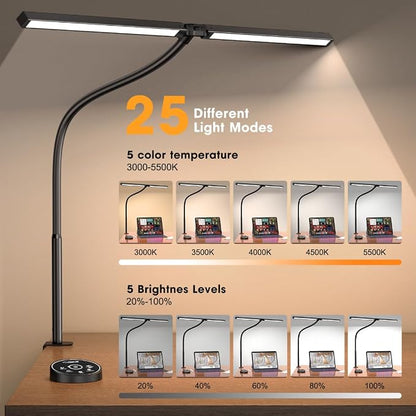 Pzloz Led Desk Lamp for Office Home - Image 3