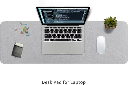 DawnTrees Felt Desk Pad, Keyboard Mat, Large Felt Mouse Pad, Computer Desk Mat - Image 8
