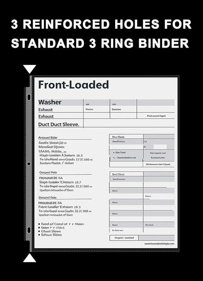 Golbsart Clear Sheet Protectors - Image 2