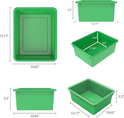 Storex Letter Size Deep Storage Tray – Organizer Bin - Image 6