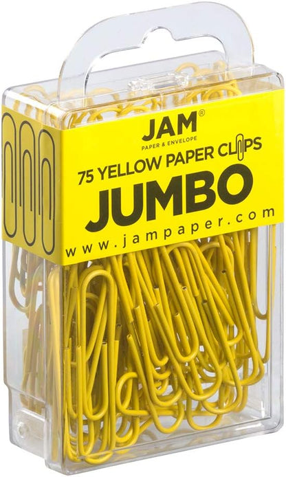 JAM PAPER Colorful Jumbo Paper Clips - Image 2