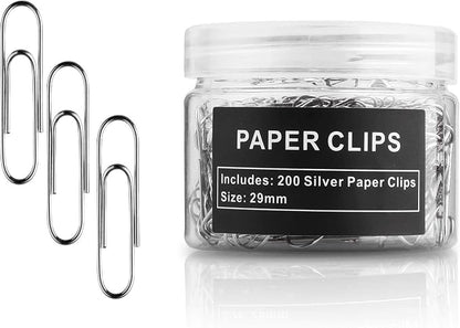 Paper Clips, 200 Pack, Paperclips, Paper Clip, Suitable by Unknown