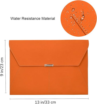 VANRA File Folder Document Holder Organizer Waterproof Portfolio Leather Folder - Image 2