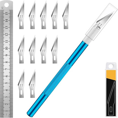 DIYSELF Craft Knife with 10 Extra #11 Blades, Precision Hobby Knife Set with by DIYSELF