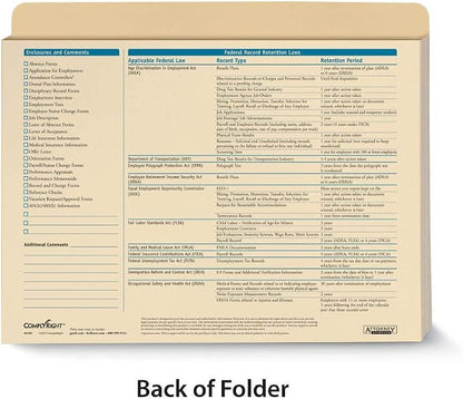 ComplyRight Employee Record Organizer Expandable Folder, Document Filing Folder - Image 2