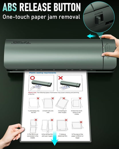 Qfun Laminator Machine 11x17 Cold Thermal Laminator，13 inch Laminating Machine - Image 7