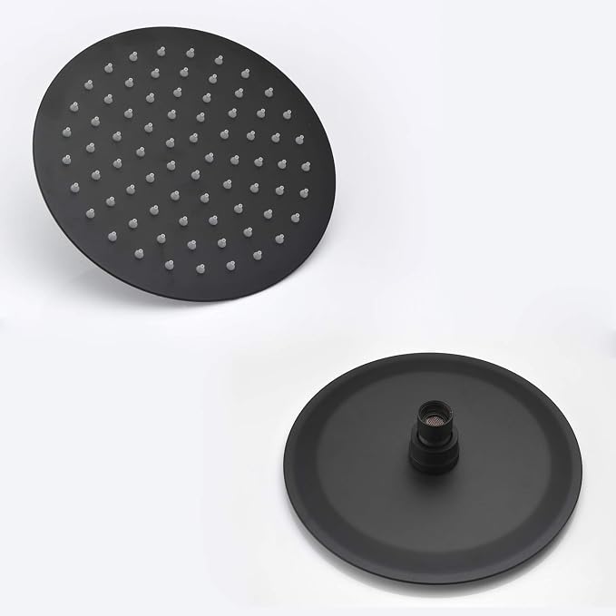 Black Shower Fixtures, Matte Black Shower Faucet Set, Black Shower System with Rain Shower and Handheld,sumerain - Image 8