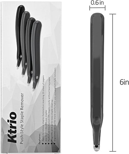 KTRIO Magnetic Staple Remover Tool 6 Pack, Classic Black | Professional Stapler - Image 7