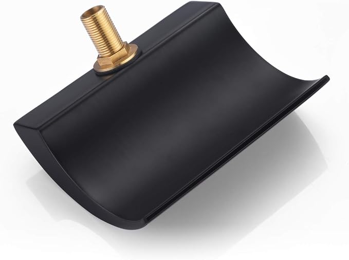 Deck Mount Roman Tub Faucet Matte Black Waterfall Bathtub Faucet Extra High Flow, SUMERAIN - Image 6