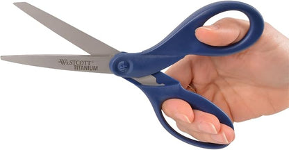 Westcott 17509 8-Inch Titanium Heavy-Duty Scissors - Image 2