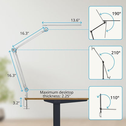 UPLIFTDESK E7 LED Desk Lamp - Image 4