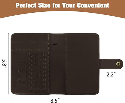 Jack&Chris Genuine Leather Handmade Passport Holder - Image 3
