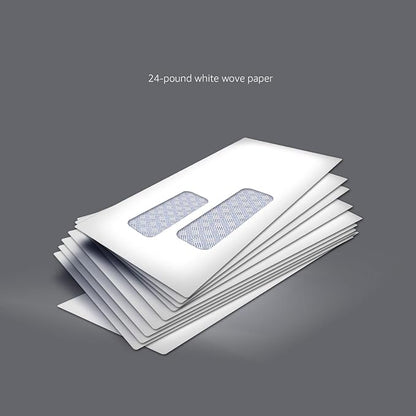 Amazon Basics #9 Security Tinted Double Window Envelopes - Image 3