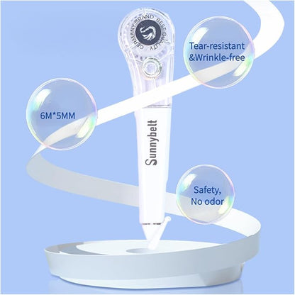 Correction Tape Pen, 10-Count Pack, 19.69ft Each, Dry Instantly, Stretch - Image 2