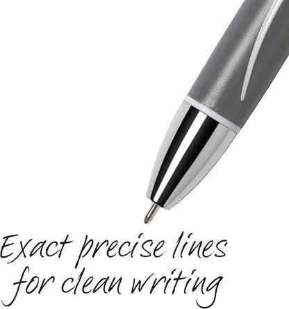 BIC Glide Exact Black Retractable Ballpoint Pens, Fine Point, 3-Count Pack - Image 4