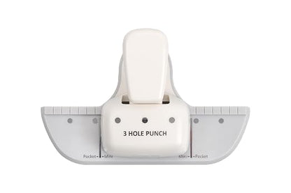 Bira Craft 3 Hole Punch, 4 Sheet Capacity, Mini/Pocket, Performance Guaranteed by BiraBira