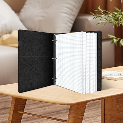 Grid Paper - 3 Hole Graph Paper, Letter Size 300 Sheets/600 Pages Loose-Leaf - Image 6