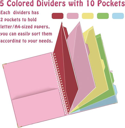HAUTOCO Clipboard Folio with Refillable Notepad - Image 7