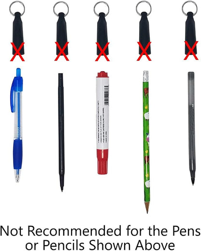 Bulk 20 Pack - Heavy Duty Retractable Pull Pen Holder - Ideal - Image 5