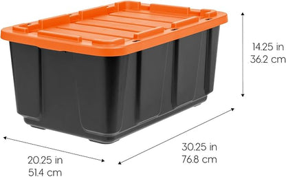 IRIS USA 3-Pack 27 Gallon Storage Bins - Image 3