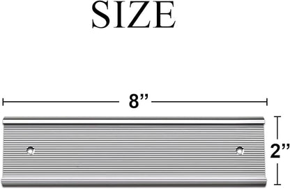 10 Pack Aluminum Name Plate Holders - Image 3