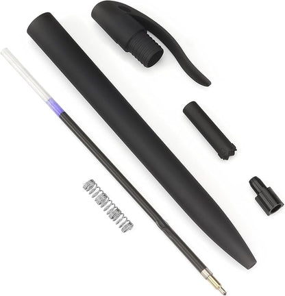 Bribobo 8 Pack Ballpoint Pens Retractable No Bleed Black Click Pens, Medium - Image 5