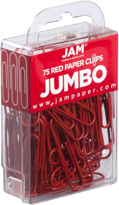 JAM PAPER Colorful Jumbo Paper Clips - Image 2