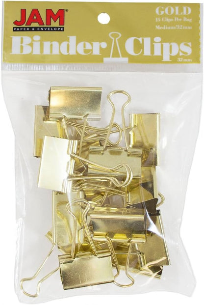 JAM PAPER Colorful Binder Clips by JAMPaper