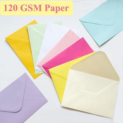60 Pack Colored Envelopes 4x6, Self Adhesive A4 Envelopes - Image 4