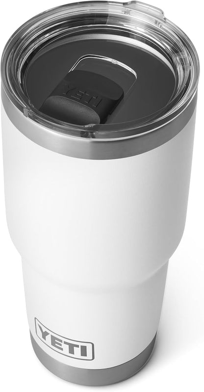 YETI Rambler 30oz with MagSlider Lid, White - Image 3