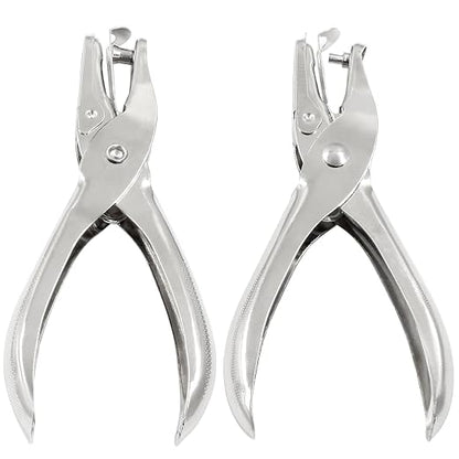 2Pcs Small Mini Metal Hole Punchers, 1/8” & 1/4” Tiny Circle Shaped Hole - Image 5