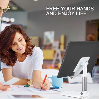 Meetuo 2 Pcs Cell Phone Stand for Desk, Adjustable & Foldable Phone Holder | - Image 4