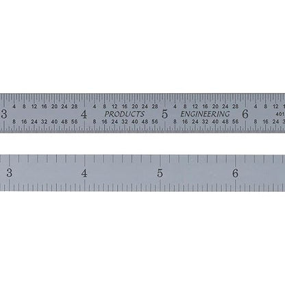 PEC Tools 24" Flexible Metal Ruler, Machinist Rule Made from High-Quality by PECTools