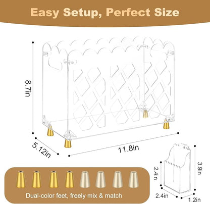 Clear Acrylic Magazine Holder - Image 2