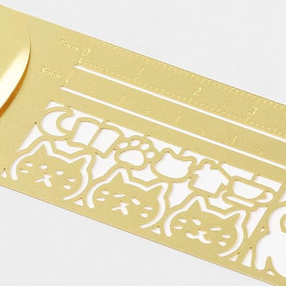 DESIGNPHIL 42291006 Midori, Clip Ruler, Cat Pattern A - Image 7
