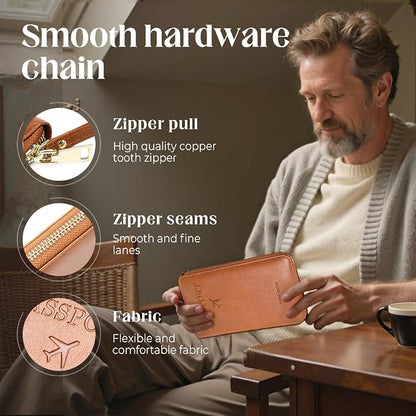Multi-Functional RFID Passport Wallet, RFID Passport Holder - Image 3