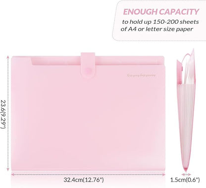 SKYDUE Accordion File Organizer, Expanding File Folder - Image 4