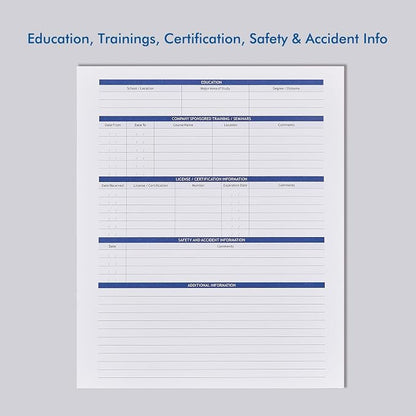 Employee Record Folders, Large Capacity and Durable Employee Info Record - Image 4