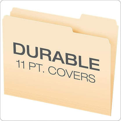 Pendaflex Double Stuff File Folders, Letter Size, 1/3 Cut - Image 6