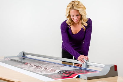 Dahle 472 Premium Rolling Trimmer, 12 Sheet Capacity, Self-Sharpening, - Image 4
