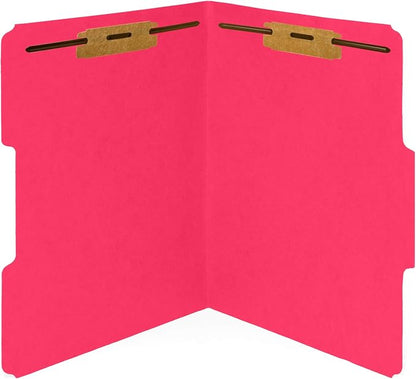 50 Red Fastener File Folders - Image 4