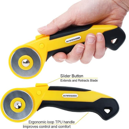 45mm Rotary Cutter Automatic Fabric Cutter Quick Change Blades - Image 7